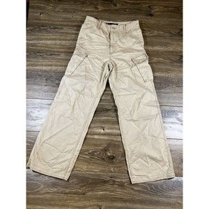 Nautica Baggy Khaki Cargo Pants.  Boys Youth Size 16. Great Condition.